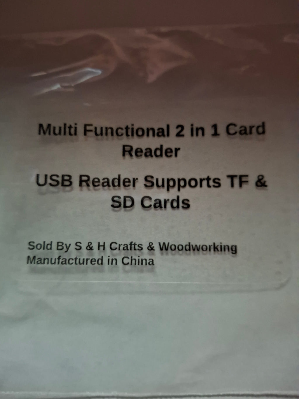 Multi Functional 2 in 1 Card Reader