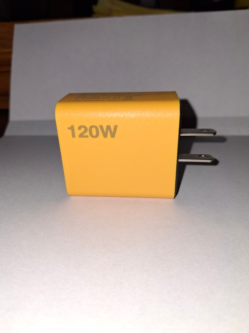 Fast Charging Wall Adapter — 4-Port USB & USB-C (Yellow)