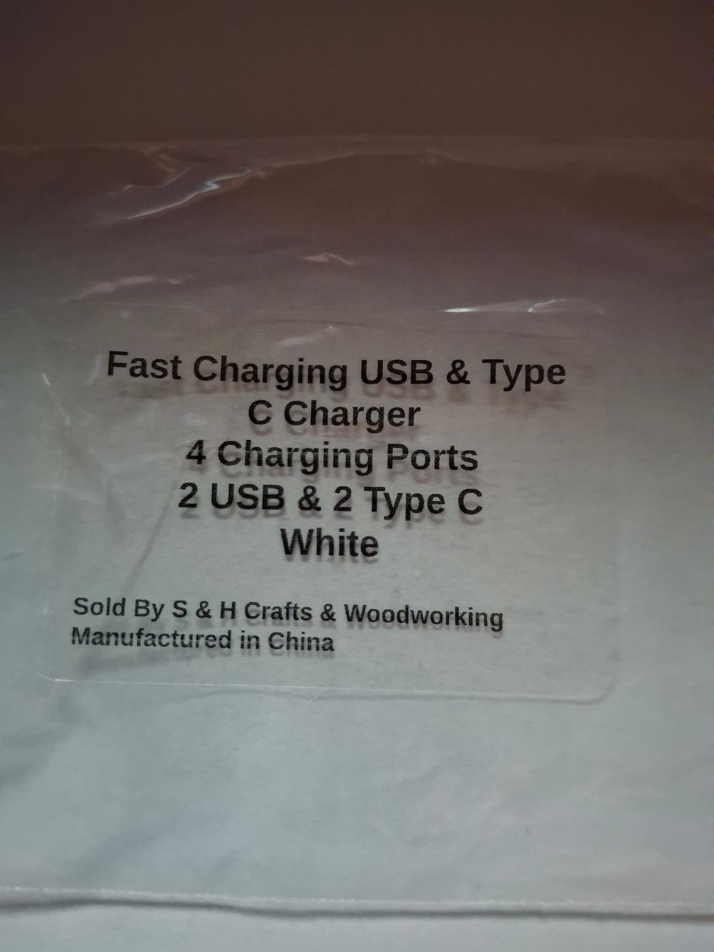 Fast Charging Wall Adapter — 4-Port USB & USB-C (White)