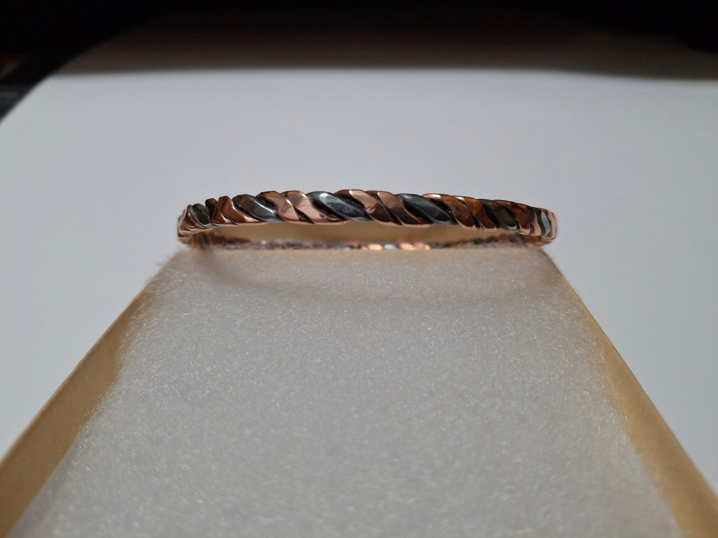 Metal Bracelet, Copper and Steel