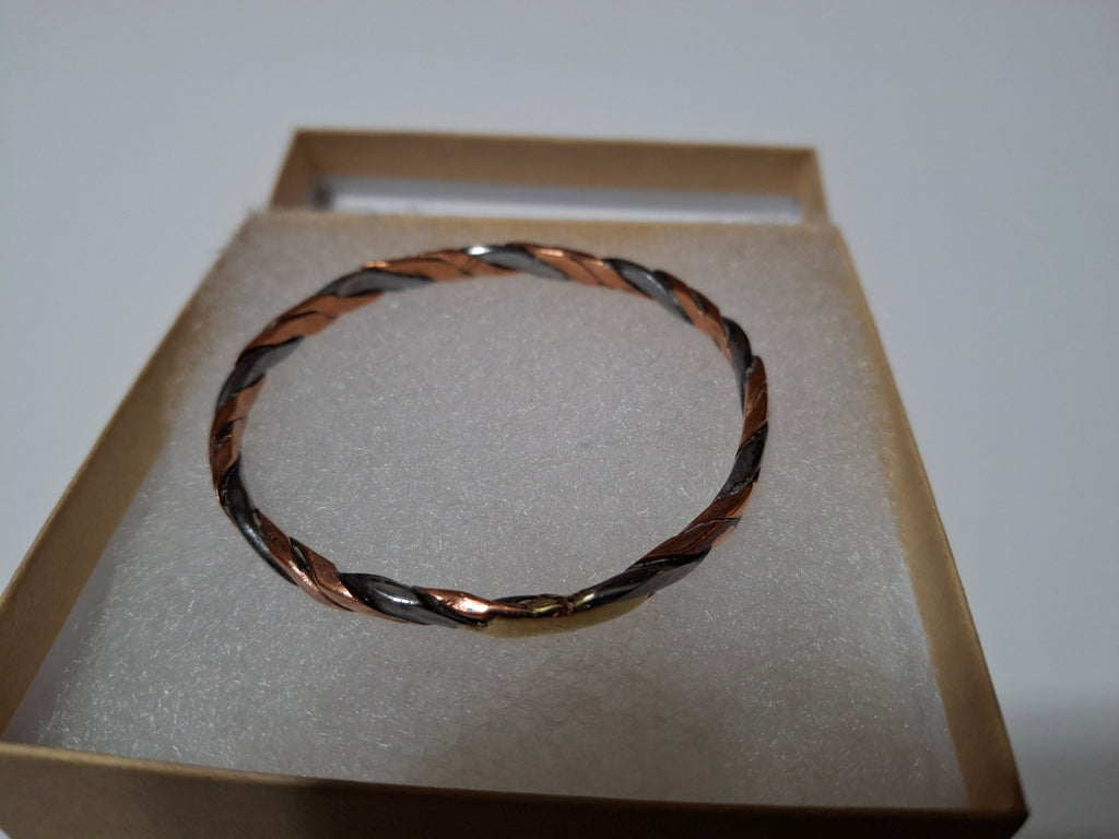 Metal Bracelet, Copper & Stainless Steel