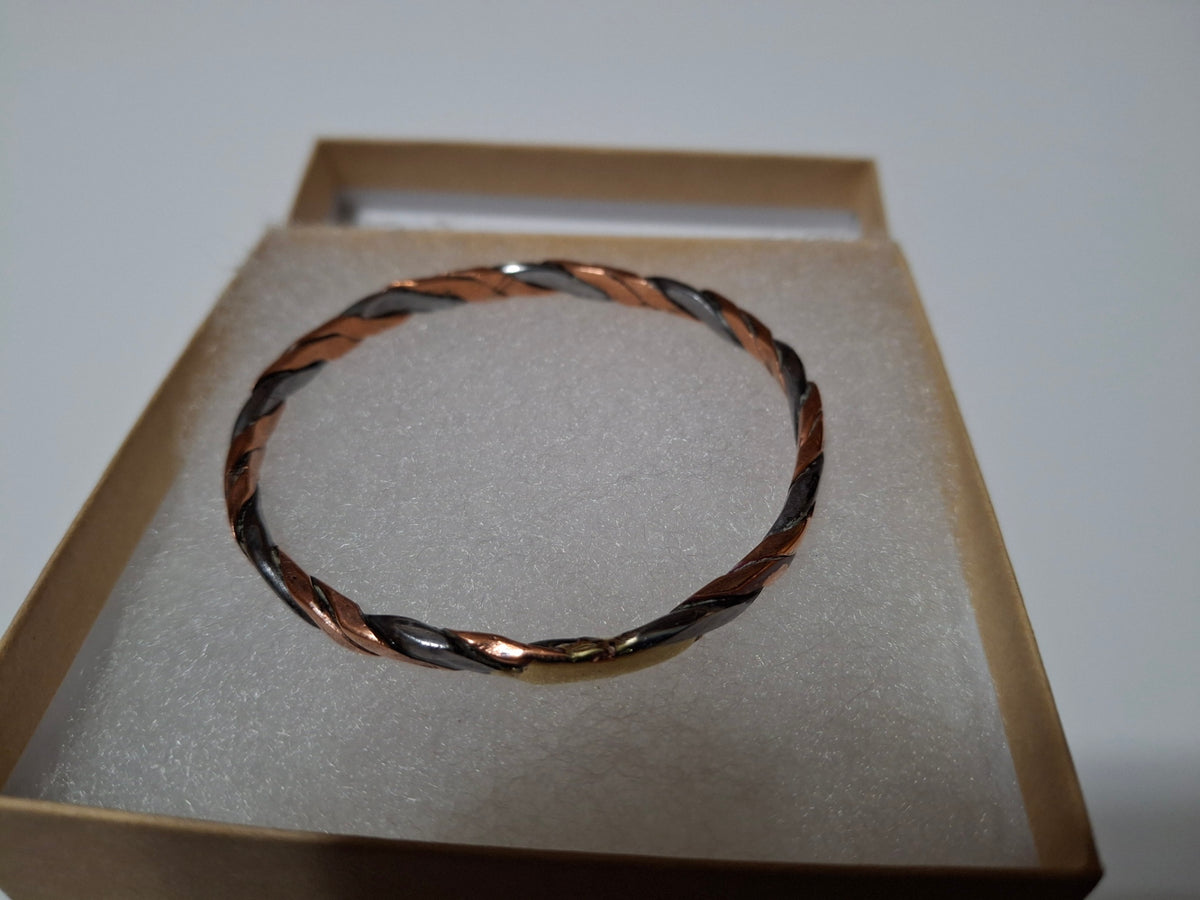 Metal Bracelet, Copper & Stainless Steel