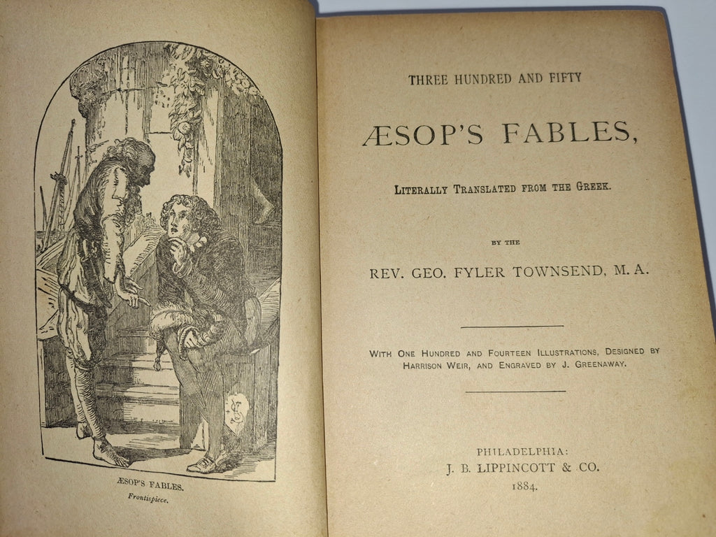 Antique Aesop's Tales, 1884