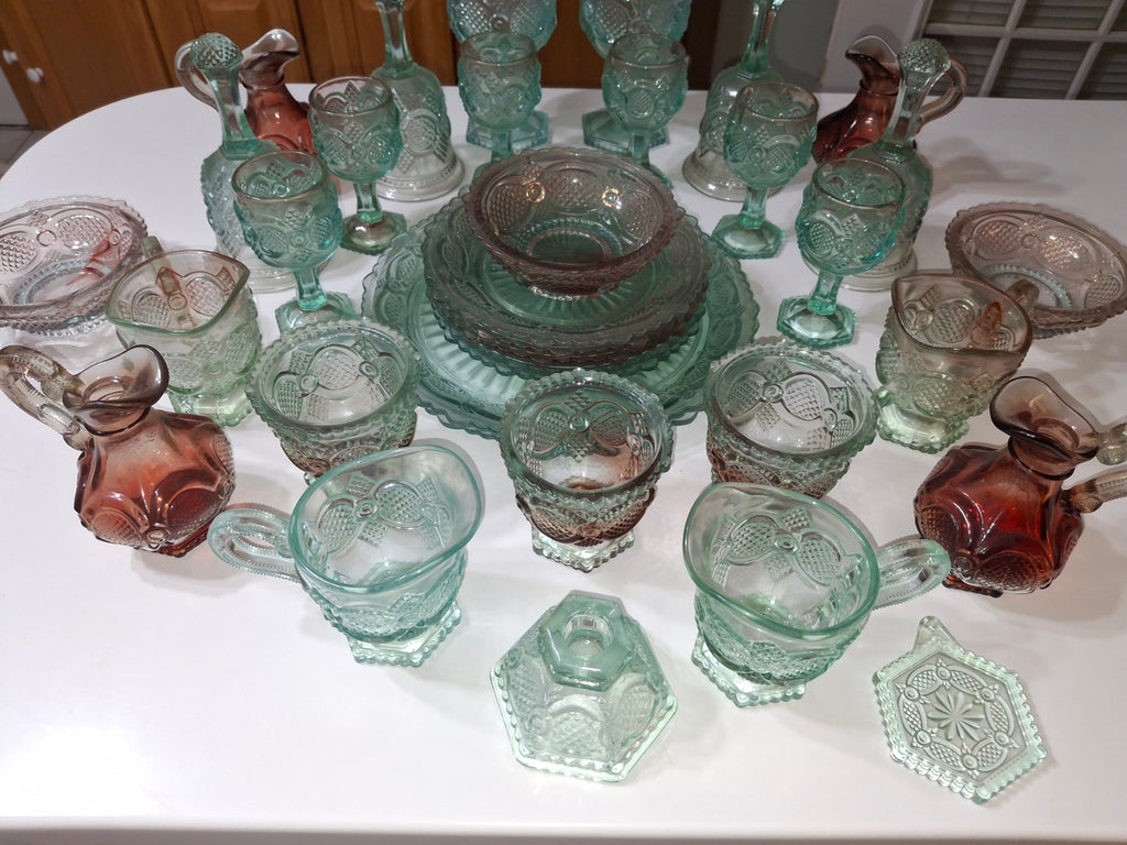 Avon Cape Cod Ruby Ware in Pre-Production Green