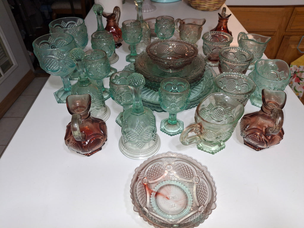Avon Cape Cod Ruby Ware in Pre-Production Green