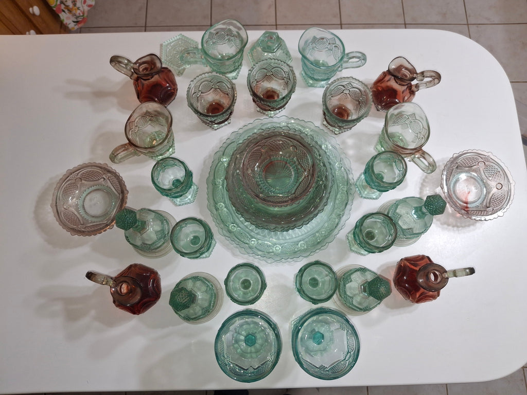 Avon Cape Cod Ruby Ware in Pre-Production Green