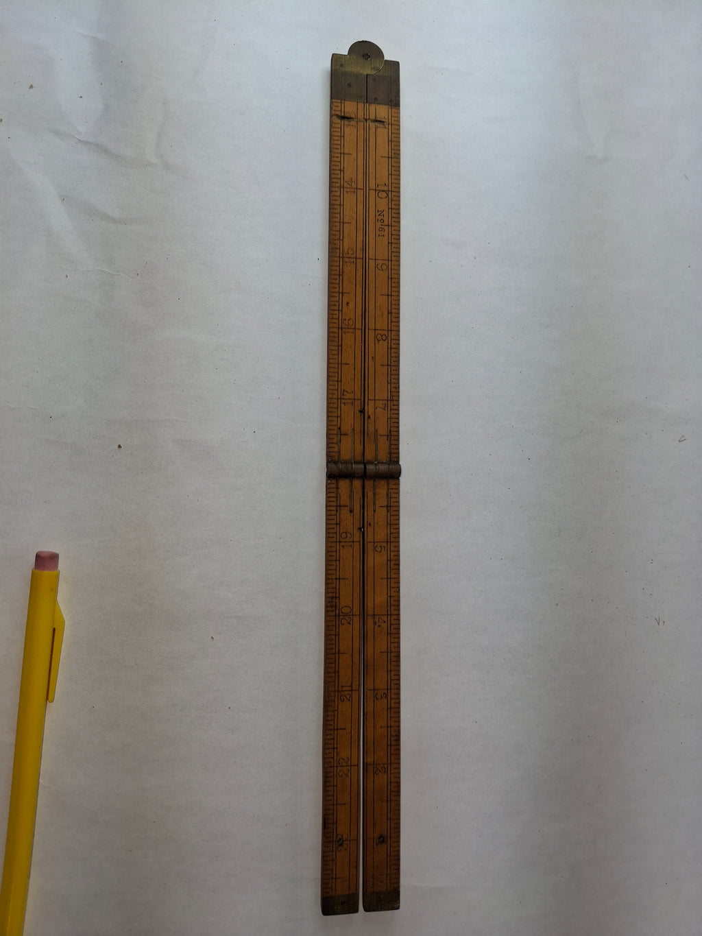 Stanley No 61, Wooden 24 inch Folding Ruler