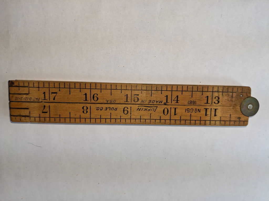 Lufkin No 651, 24 inch wooden Folding Ruler
