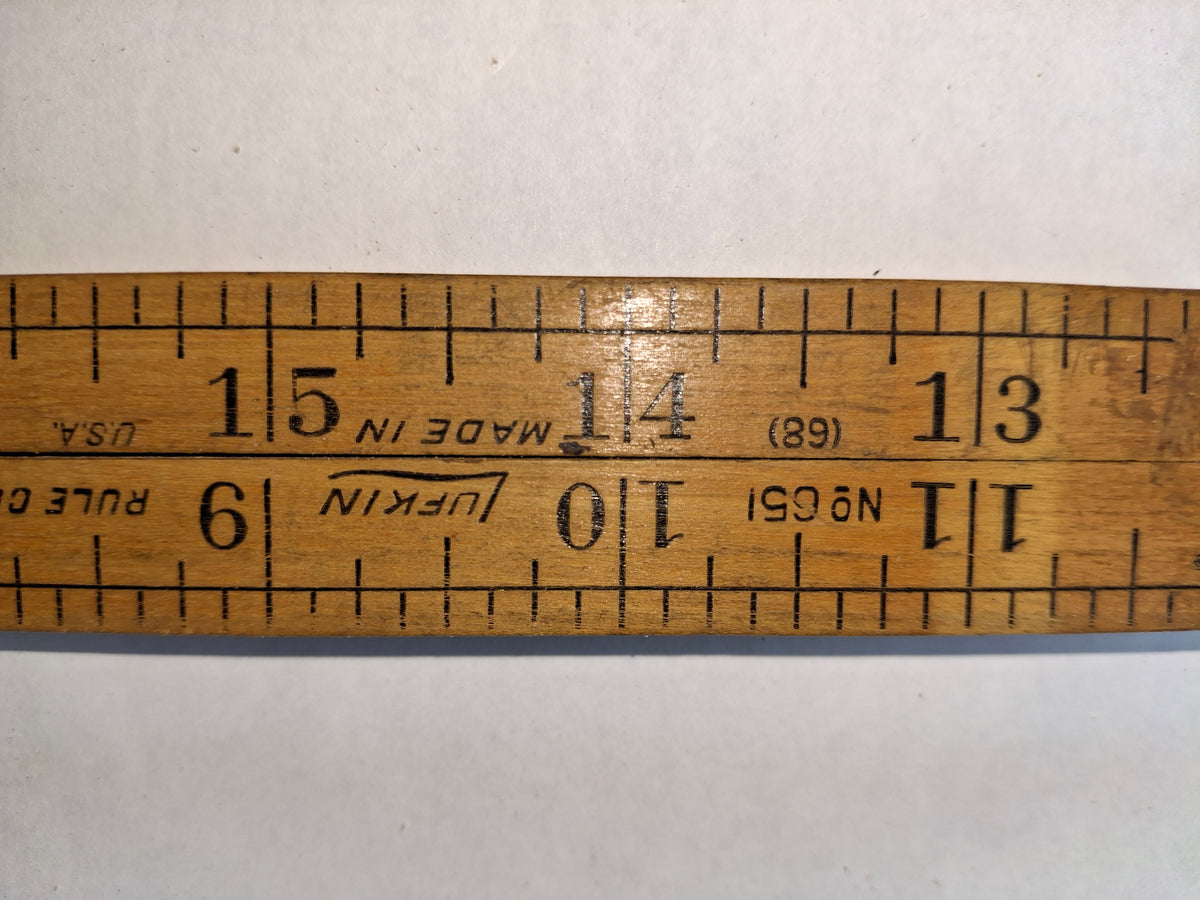 Lufkin No 651, 24 inch wooden Folding Ruler