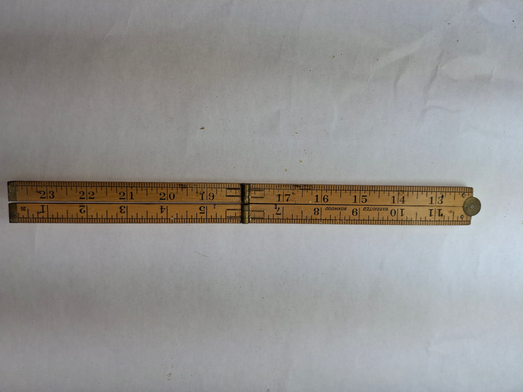 Lufkin No 651, 24 inch wooden Folding Ruler