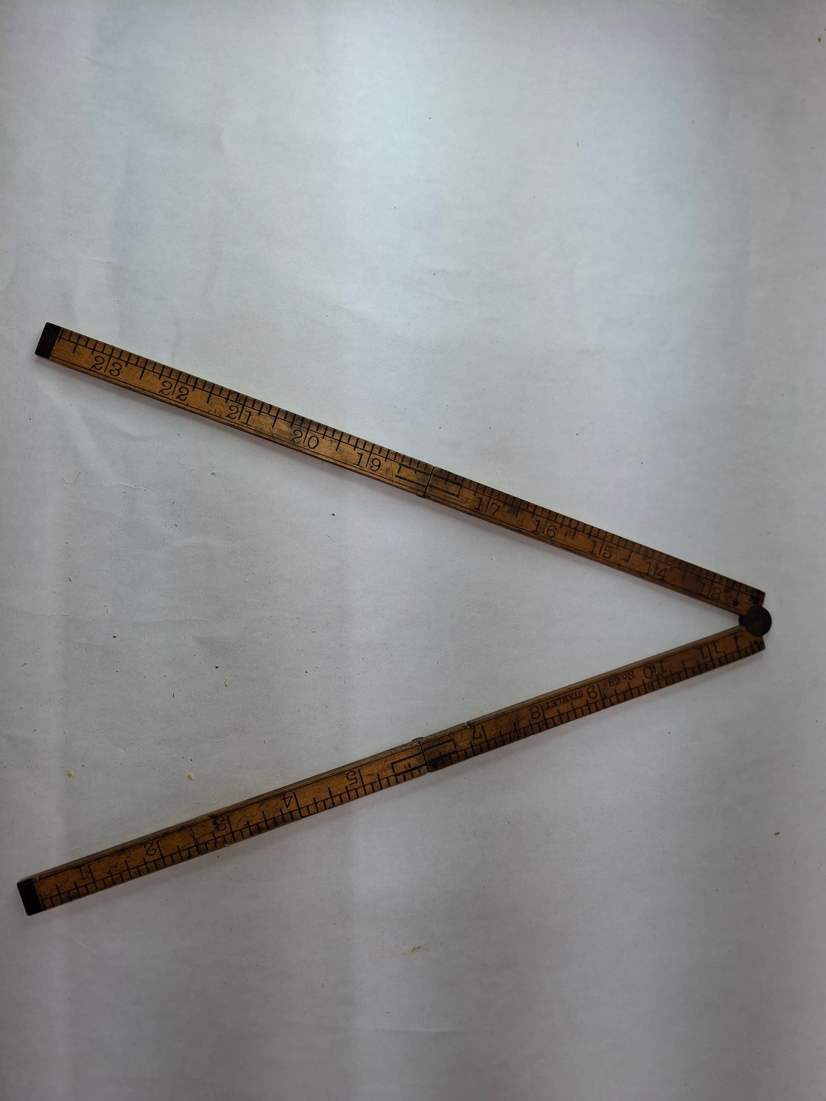 Stanley No. 68 , 24 inch, Folding Wooden Rule