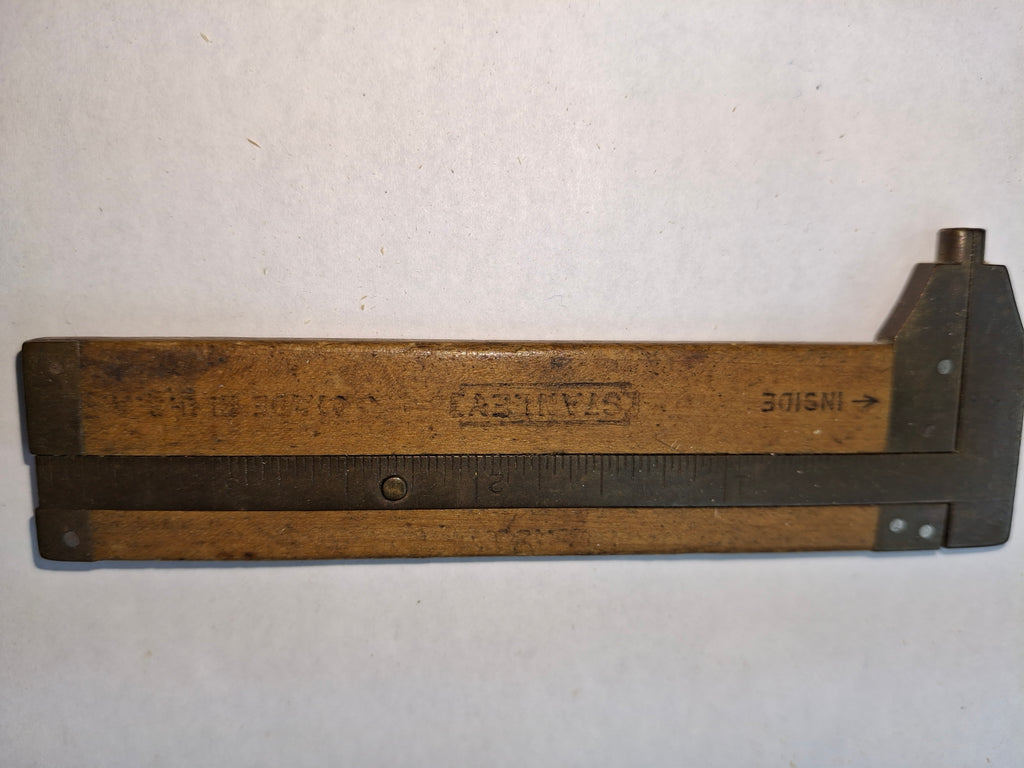 Stanley 3 inch wooden caliper