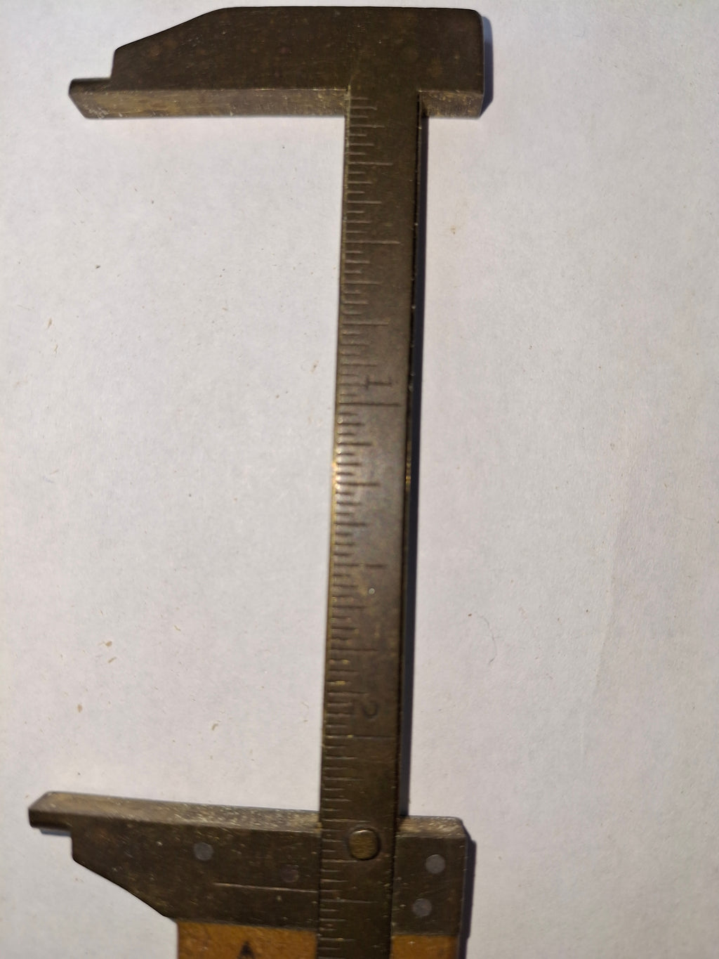 Stanley 3 inch wooden caliper