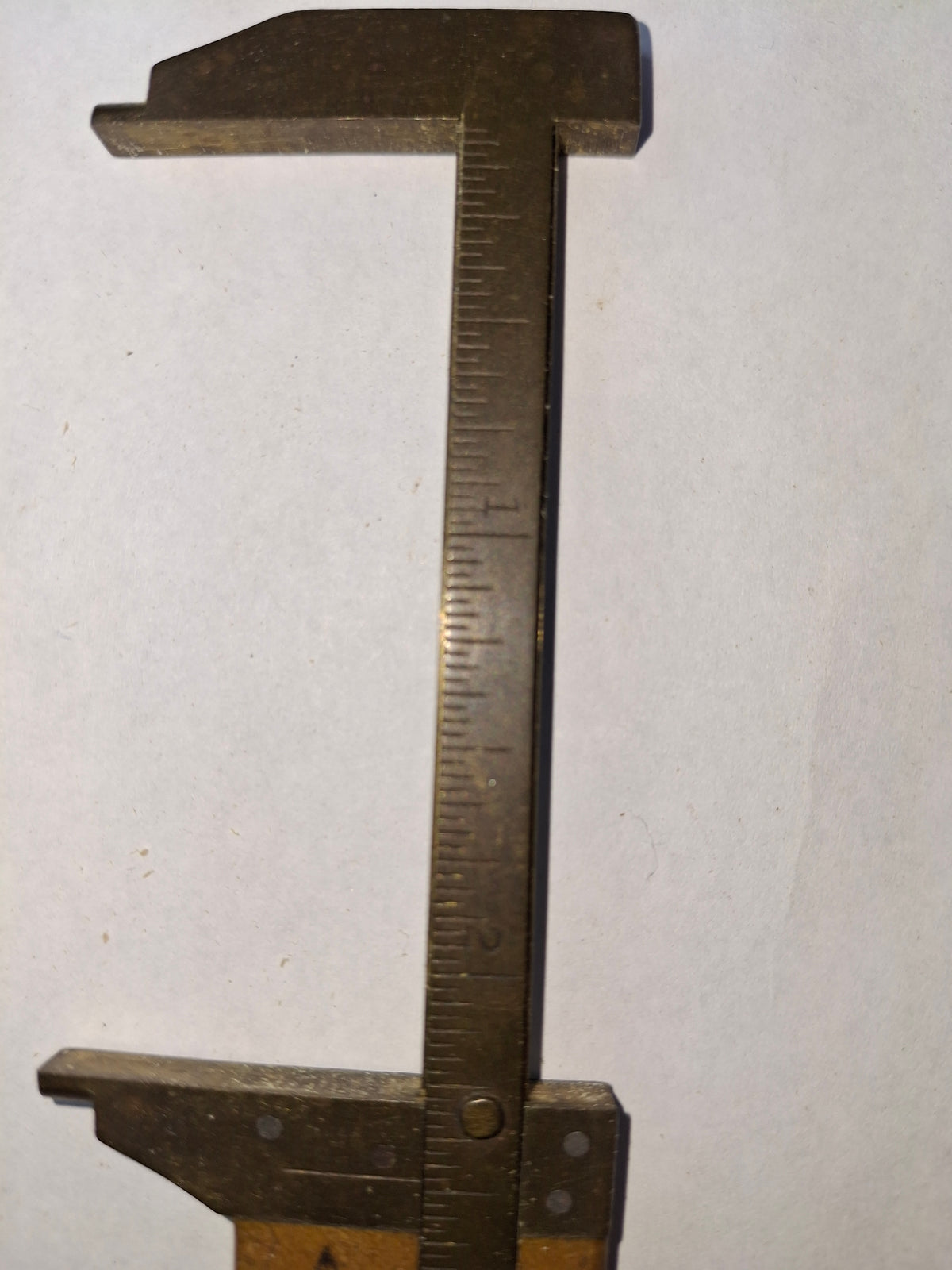 Stanley 3 inch wooden caliper