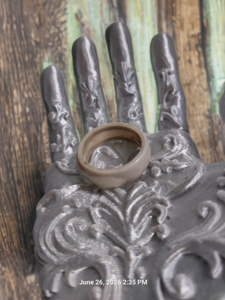 Antler Ring Size 5.5. Made From Deer Antler