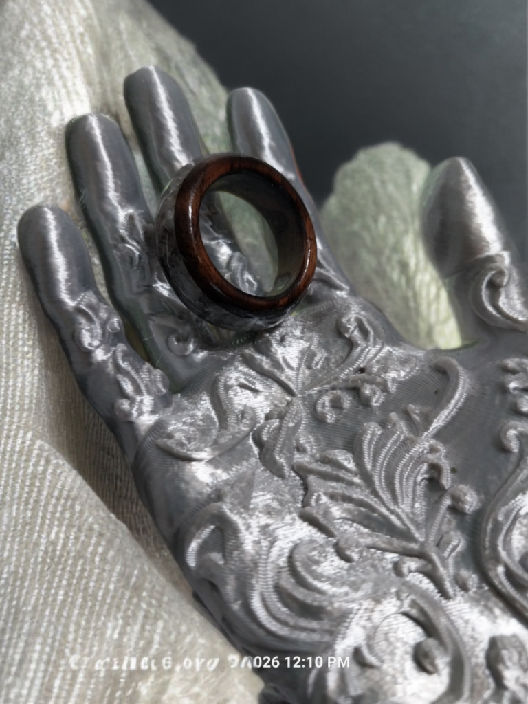 Wenge Wood. Ring Size 6.250.
