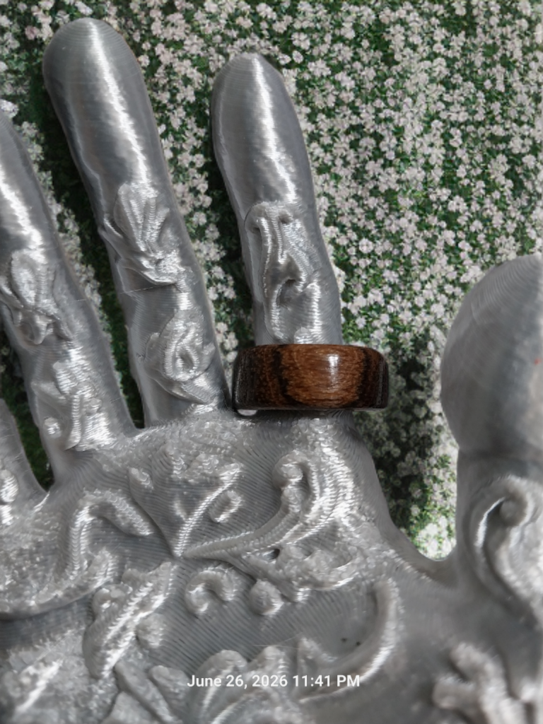 Wenge Wood. Ring Size 6.250.