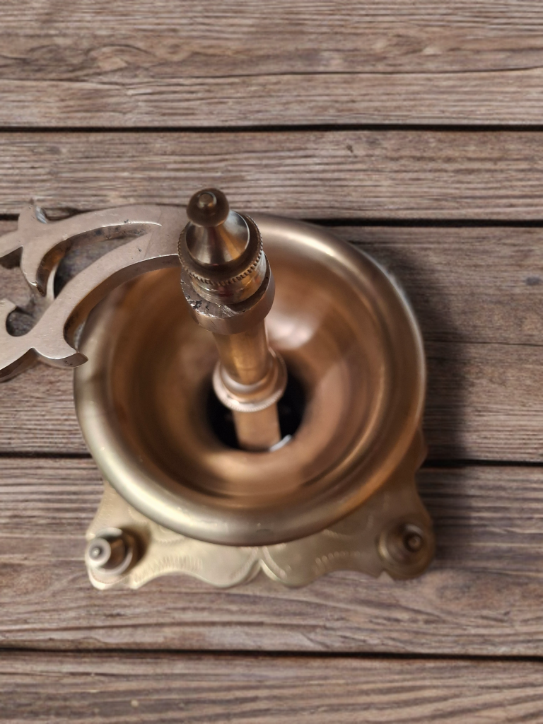 Antique Coffee Grinder, Brass