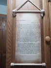 Handmade Christian Scroll — Do Not Worry (11×18")