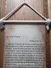 Handmade Christian Scroll — Do Not Worry (11×18")